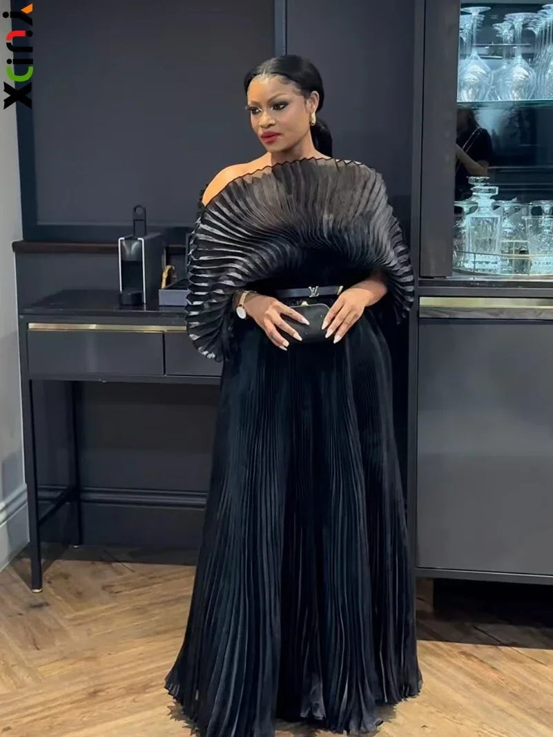 YUDX плиссированные 2024 осенние новые женские платья ручной работы свободные