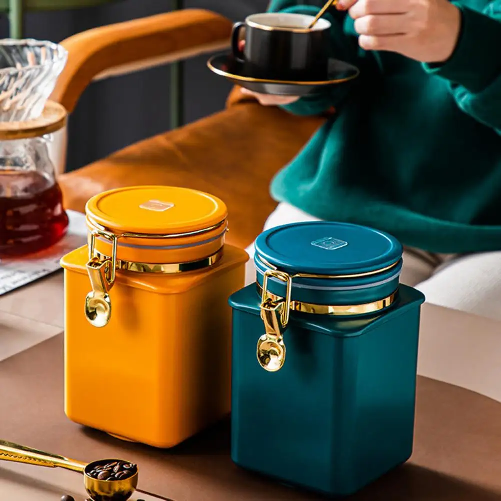 

Удобный Полипропиленовый Контейнер для хранения с зернистой поверхностью яркого цвета, герметичный, для дома