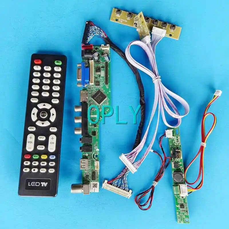 

Monitor Panel Analog TV Controller Board For LTM270HL01 LTM270HL02 1920*1080 30 Pin LVDS USB VGA AV 27" HDMI-Compatible DIY Kit