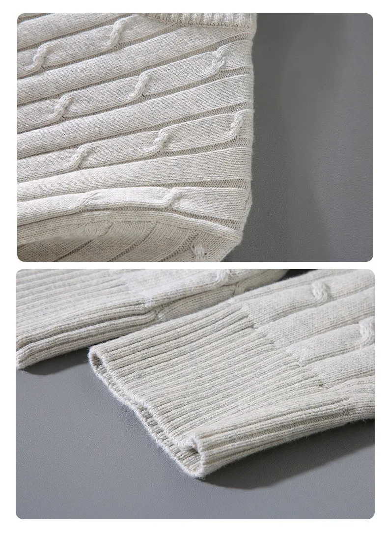 Мужские свитера из 100% хлопка на осень и зиму пуловеры в английском стиле с