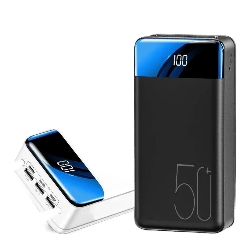 

Портативный внешний аккумулятор с 3 USB-портами, 100000 мАч