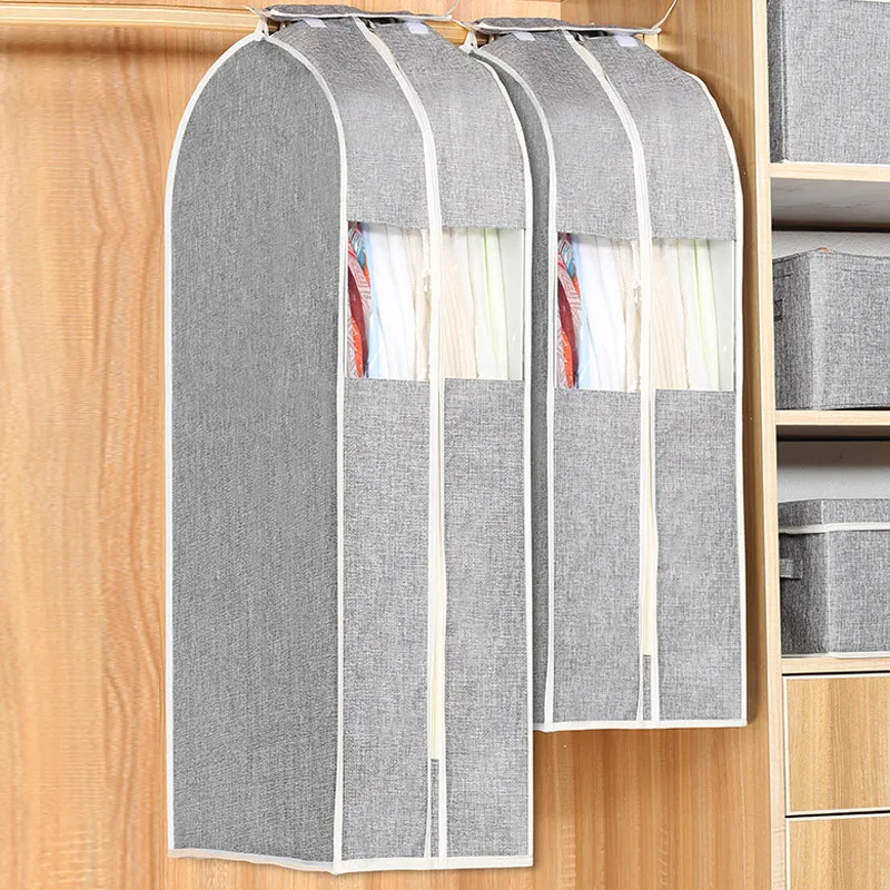 

Big Capacity Hanging Garment Dustproof Clothing Covers Protector Bags Clothes Dust Cover Home Storage Organizer Pouch Case