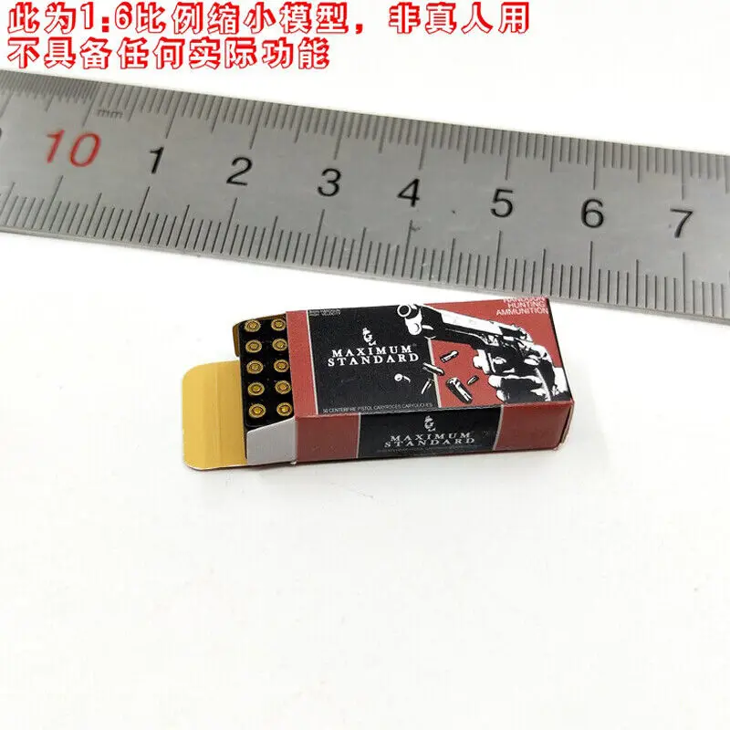 DAMTOYS DAM DMS030 1/6th Лион ремейк Большой Калибр Пистолет боеприпасы модель коробки