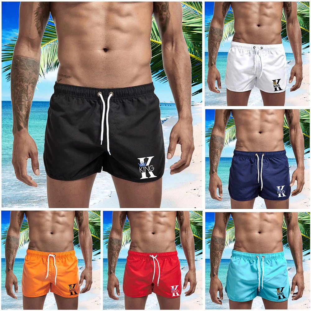 

Шорты мужские спортивные быстросохнущие, модные тонкие Бермуды для бодибилдинга и фитнеса, летние повседневные пляжные шорты