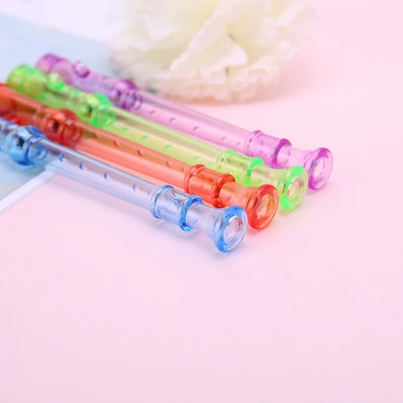 

Plastic Musical Instrument Recorder Flute 6 Holes Colorful Children's Toys Gift