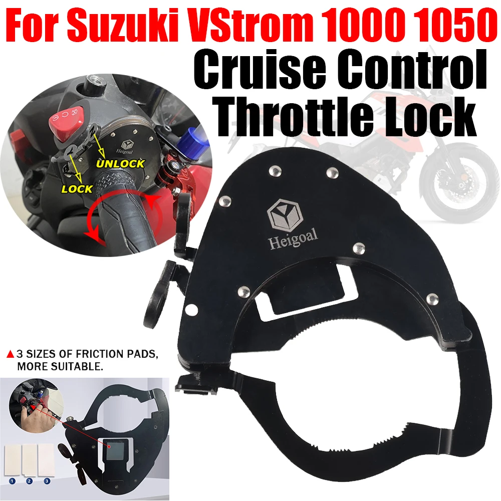 

For Suzuki VStrom DL1000 DL1050 V-Strom DL 1000 1050 XT A 1050XT 1000A Accessories Cruise Control Handlebar Throttle Lock Assist