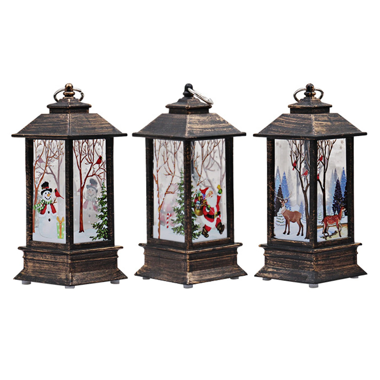 

Чайный светильник, снеговик, свеча, Лось вечерние ничный винтажный светодиодный светильник, настольный домашний Санта-Клаус, Рождественско...