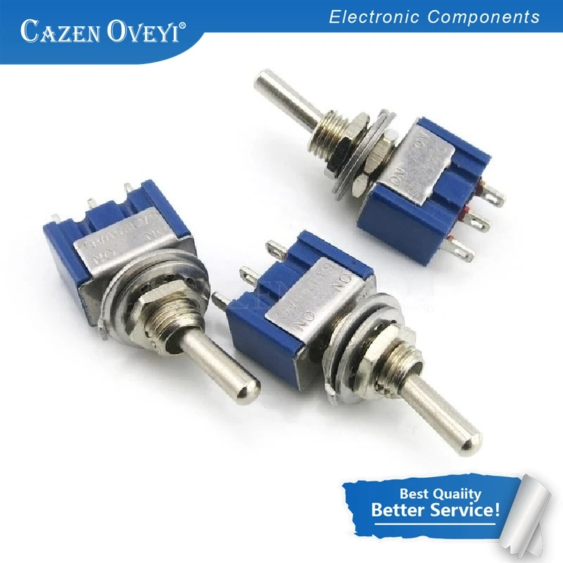 5 шт./лот MTS-102 MTS-103 MTS-202 MTS-203 6A 125 В Mini 3/6PIN-ВЫКЛ/-ВЫКЛ-тумблеры для переключения света