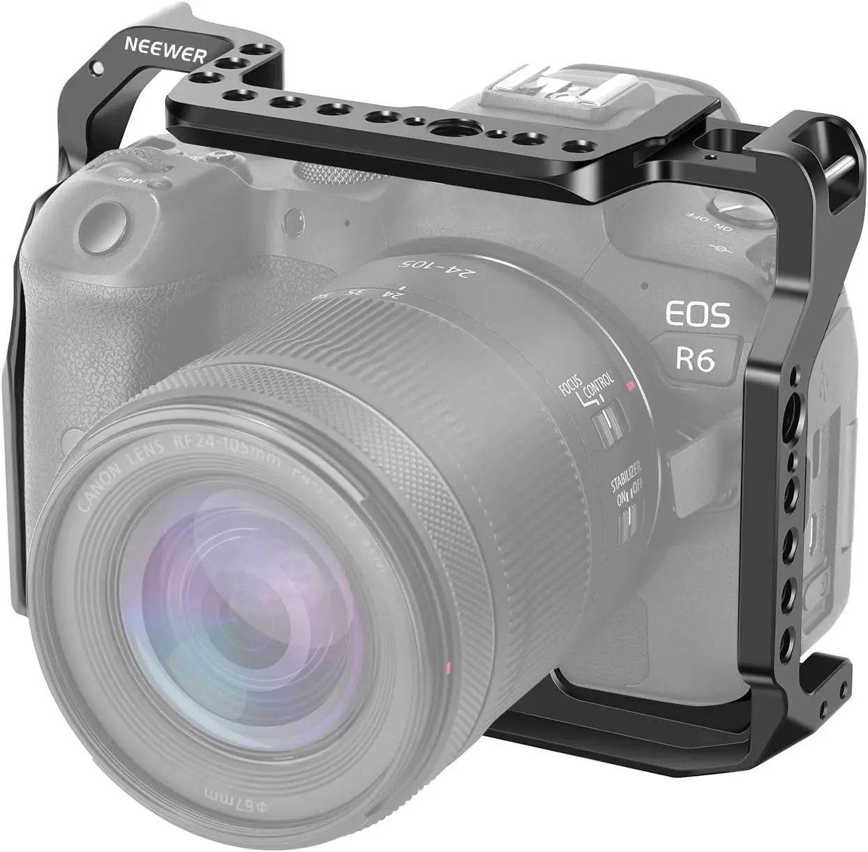 Корпус для камеры NEEWER совместимый с Canon EOS R5 R5C R6 Mark II стабилизатор установки