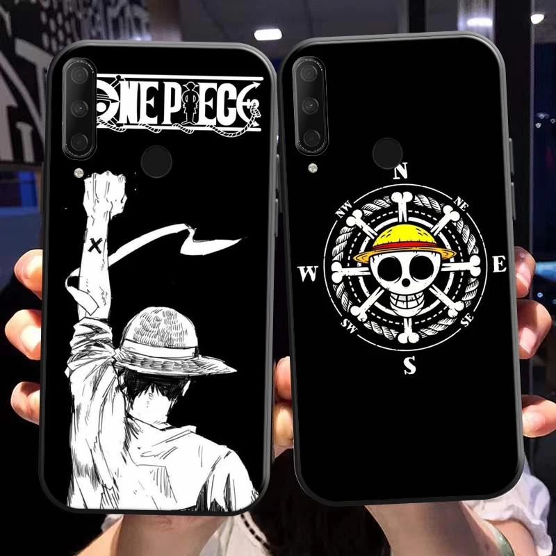 

Anime One Piece Luffy For Huawei Honor 10X 9X Pro Lite Phone Case For Honor 8X TPU Back Carcasa Soft Black Coque