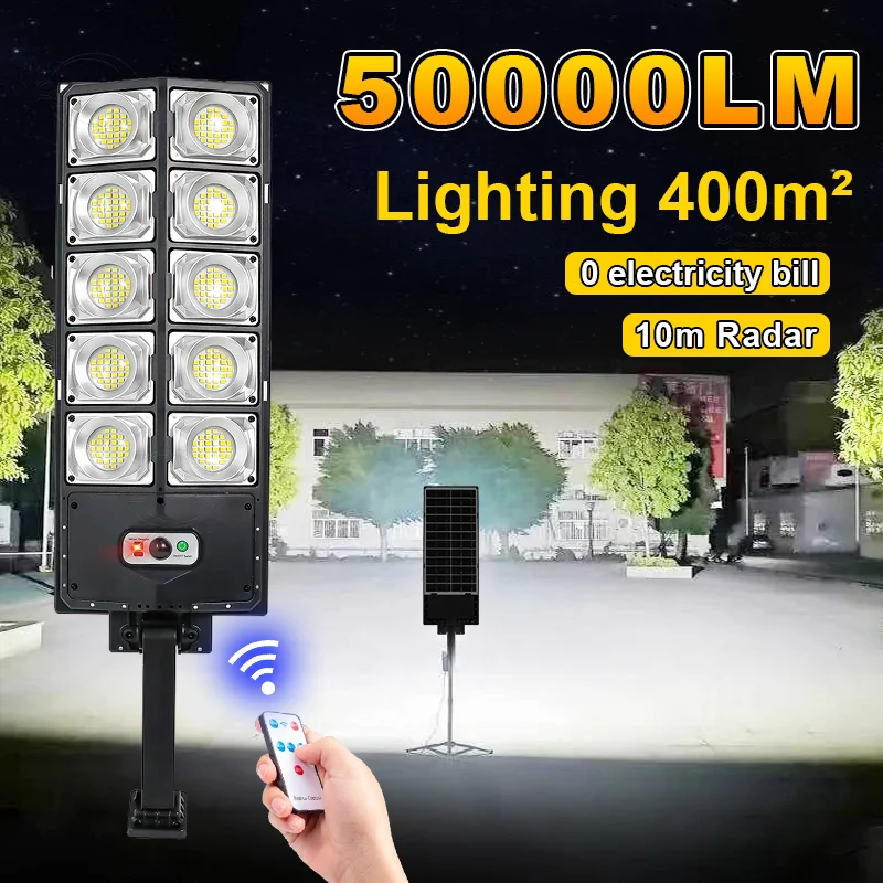 1000 Вт Солнечное Светодиодное Наружное Освещение 720 Супер Ярких Солнечных Садовых