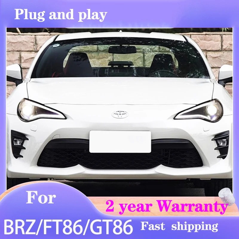 Стайлинг автомобиля для Toyota GT86 передняя фонарь 2012-2020 FT86 фара DRL сигнал поворота