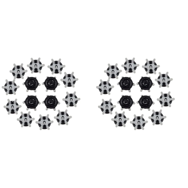 

28 Pcs Golf Shoe Spike Replacement Parts Golf Cleats Short Tooth Quick Lock Fits Most Golf Shoe Models