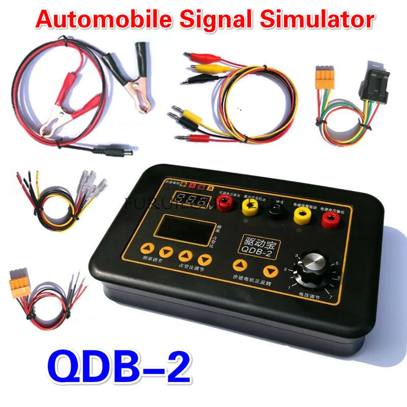 QDB-2 Automobile Ignition Coil Injector Solenoid Valve Idle Stepper Motor Meter Motor Fault Detector Diagnostic Driver Disk