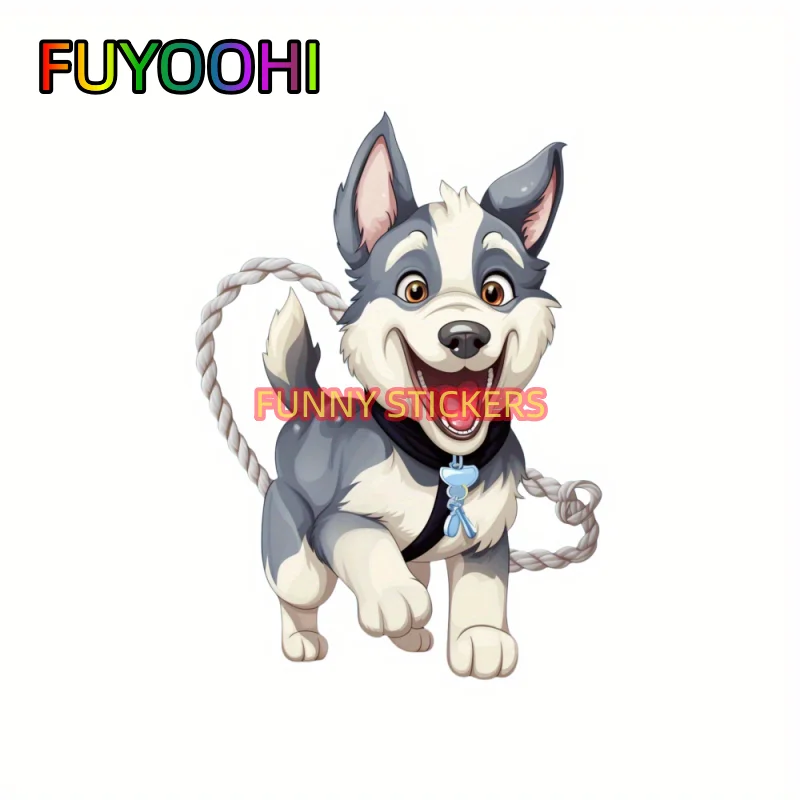 Наклейки на автомобиль с блокировкой царапин FUYOOHI Dog-универсальные наклейки для корпуса автомобиля, защищают ваш автомобиль и показывают вашу индивидуальность