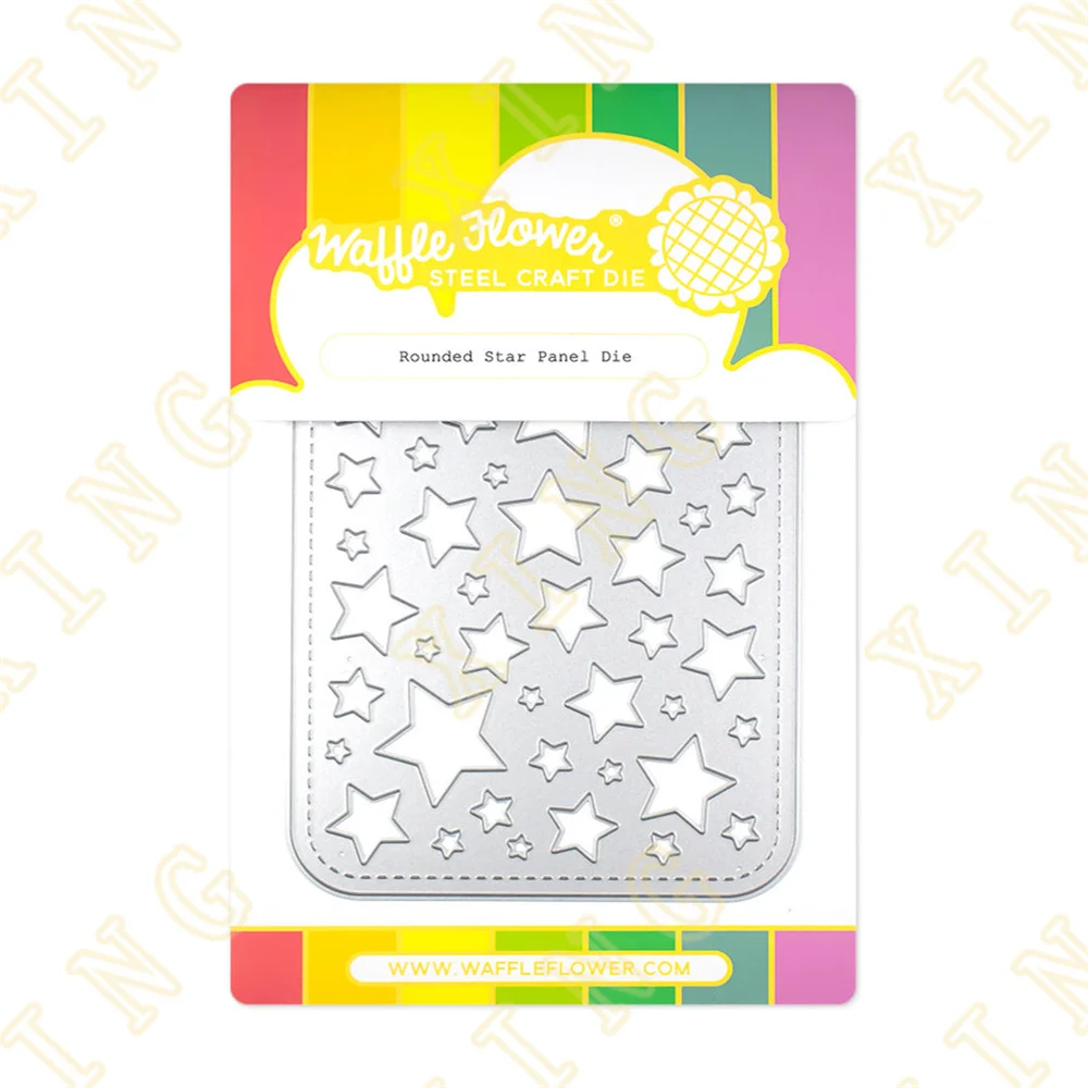

Rounded Star Panel Metal Cutting Dies Scrapbook Diary Decoration Stencil Embossing Template DIY Greeting Card Handmade Cut Die