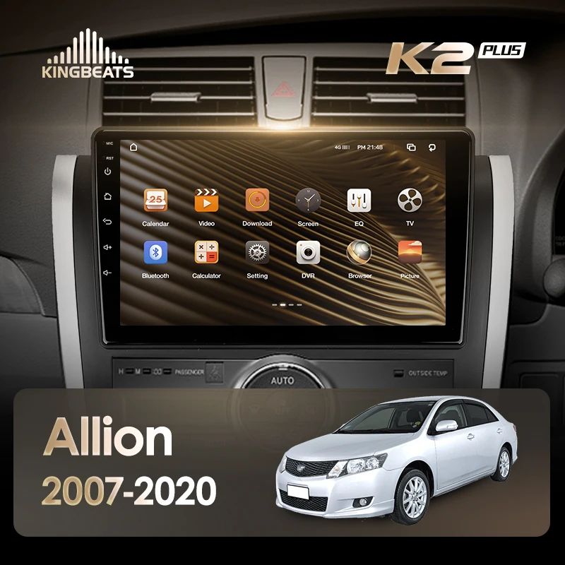 KingBeats штатное головное устройство For Toyota Allion T260 2007 - 2020 Right hand drive автомагнитола на