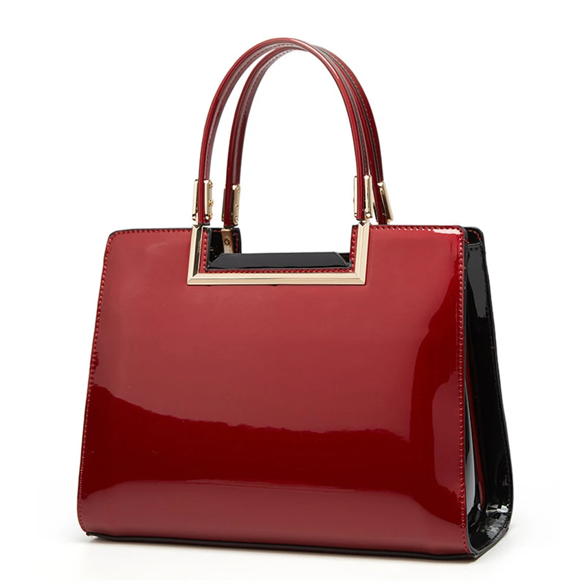 

Patent Leather Women's Handbags Luxury Designer Handbags Casual Tote Bag For Women Ladies Crossbody Shoulder Bag Bolsa Feminina