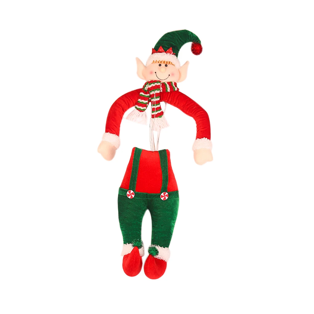 

1 Set Christmas Tree Hanging Doll Adorable Cartoon Embellishment for Xmas Home Decoration