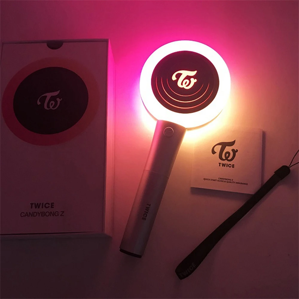 

LED Twice Lightstick Ver.2 Candy Bong Z TWICE Luminous Light Stick App Bluetooth Connection for Concerts Album Glow Lamp