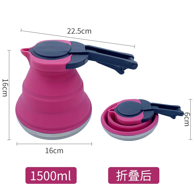 

Складной силиконовый чайник Xbees 1,5 л