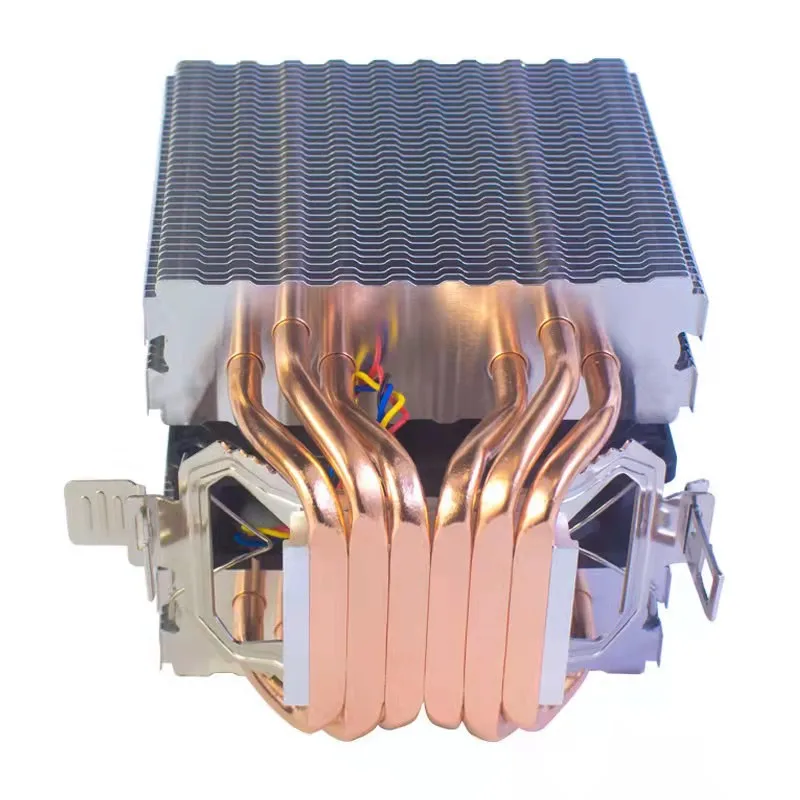 

6 Heatpipes RGB CPU Cooler Radiator Silent PWM 4PIN 130W For Intel LGA 1150 1151 1155 1200 1366 2011 X79 X99 AM3 AM4 Ventilador