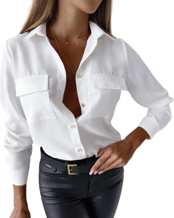 Рисунок 2 - 23 Осень новинка Женская рубашка