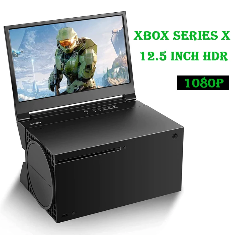 

Xbox Series X Portable Gaming Monitor 4k Ips HDR 12.5 Inch Display with Two HDMI HDR Freesync Game Mode Travel Monitor