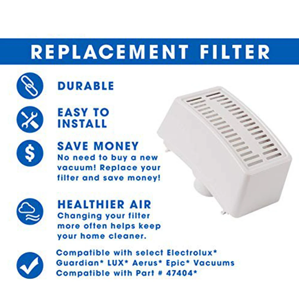 

Parts Filter Fittings For C134A C134B C134C C134D Replacement Spare Part Vacuum Cleaner For LUX Aerus Epic 8000 9000