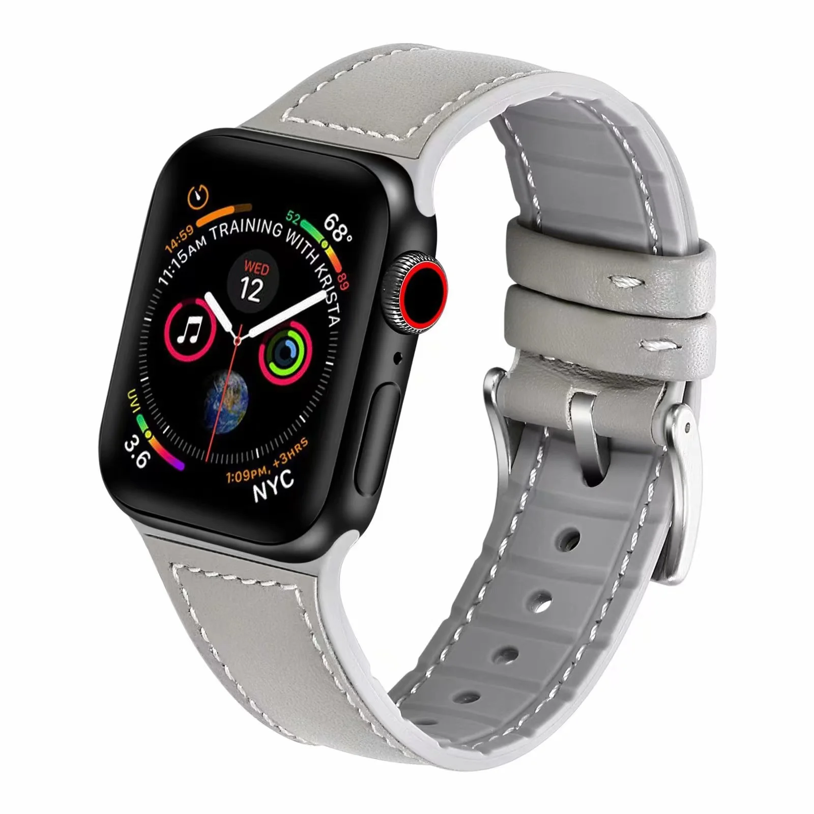 Ремешок LEMFO нейлоновый для Apple Watch band 38 мм 40 41 браслет смарт-часов iWatch Series 7 6 SE 5 4 42 44