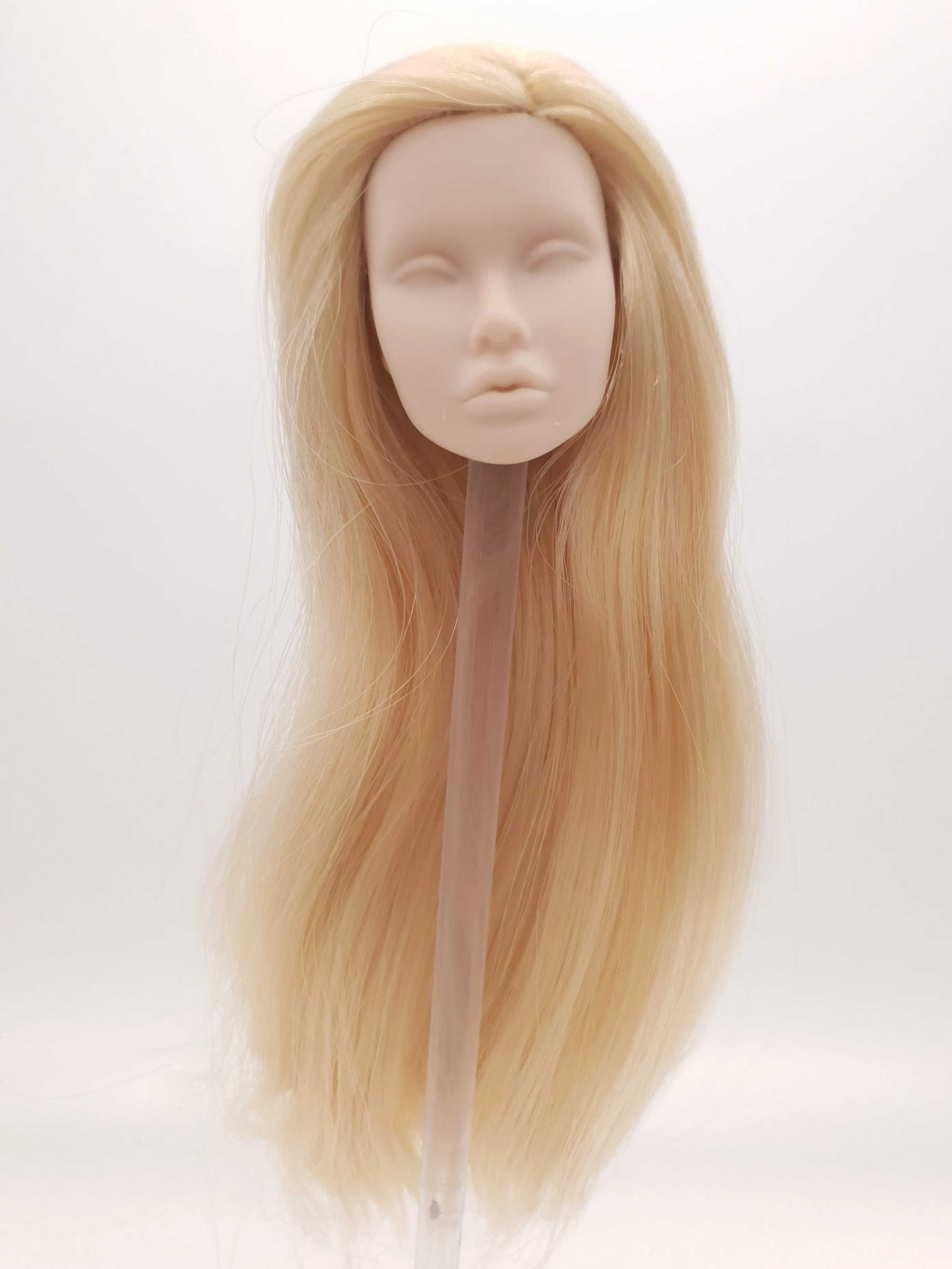 

Модный Королевский Мак Паркер светлые волосы Reroot пустое лицо масштаб 1/6 Кукольная голова