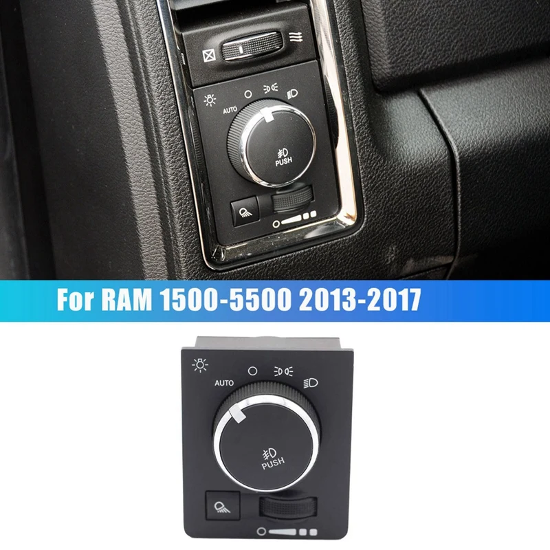 

68269912AA для Dodge Ram 1500 2500 3500 4500 5500 2013-2018 переключатель передней фары 68146507AA 68189154AA