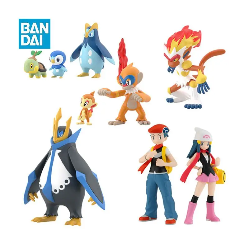 

Original BANDAI Pokemon Scale World Sinnoh Region In Stock Anime Action Collection Figures Model Toys