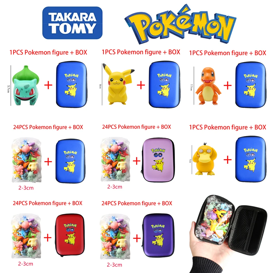 

24 Pack Pokemon 2023 Christmas Advent Calendar Bag Figure Toys Genuine Pikachu Anime Figuras Kids Toy Game Pokemon Figure Bag