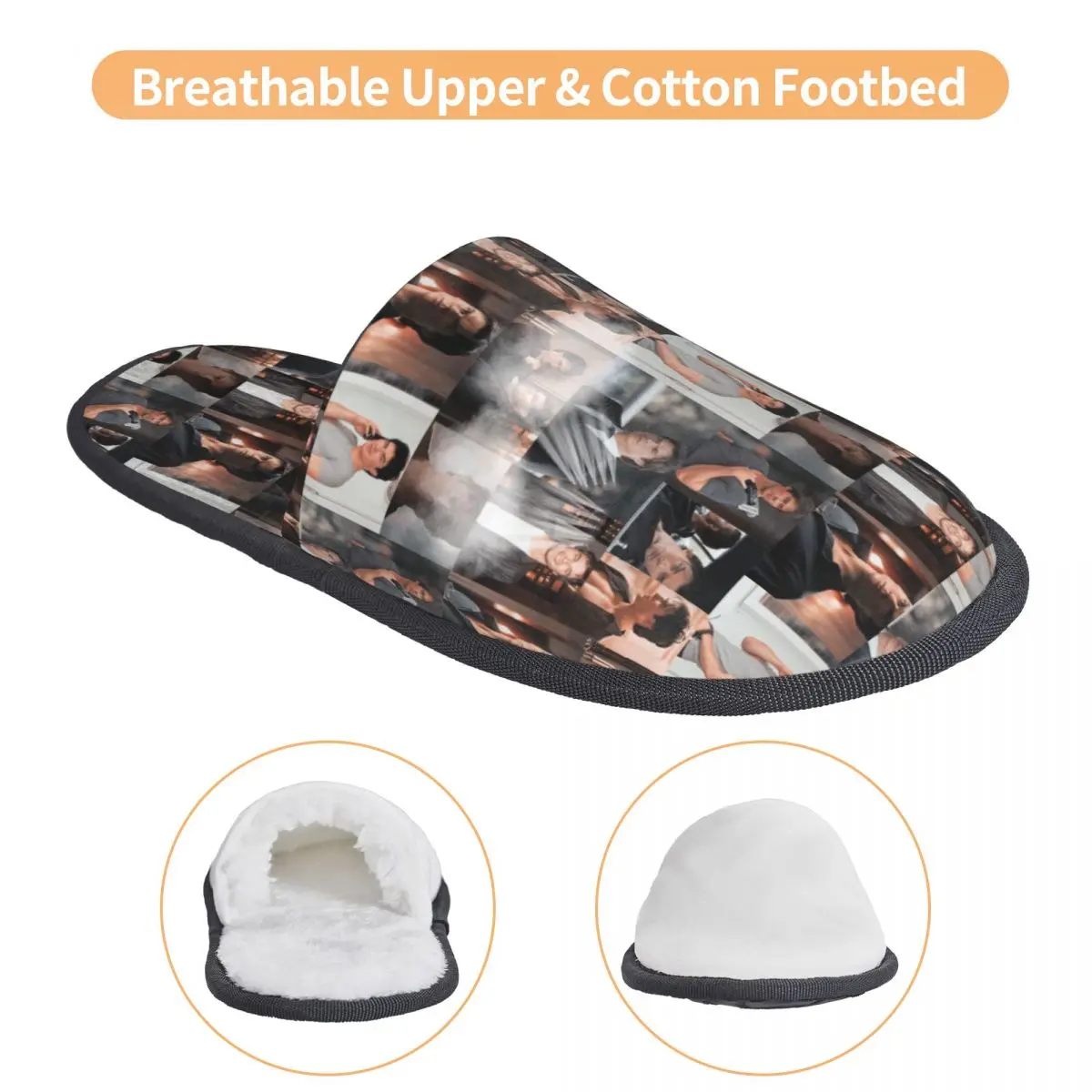 Пользовательские Дэймон Сальваторе Дневники вампира ТВ-шоу Гостевые тапочки для