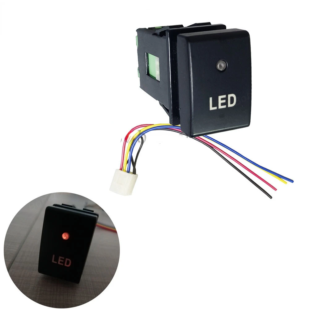 

Для Suzuki Jimny 2008 - 2015 Автомобильный светодиодный светильник ель света с нажимной кнопкой