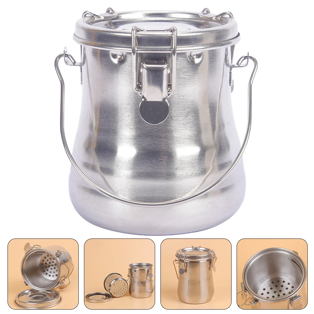 

Portable Brush Cleaner Holder Stainless Multi-function Wash Bucket