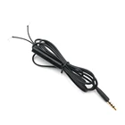 5 шт., разъем 3,5 мм, аудиокабель для наушников сделай сам, сменный кабель для наушников, один кристаллический медный провод, провод для ремонта наушников, кабель