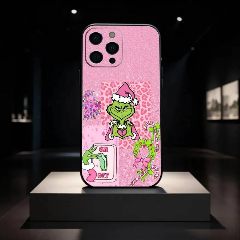 Фото C-Рождественский чехол для телефона G-Green M-Monsters, мягкий силиконовый чехол для iPhone 17, 16, 15, 14, 13, 12, 11 X XR Plus Pro Max Plus №2