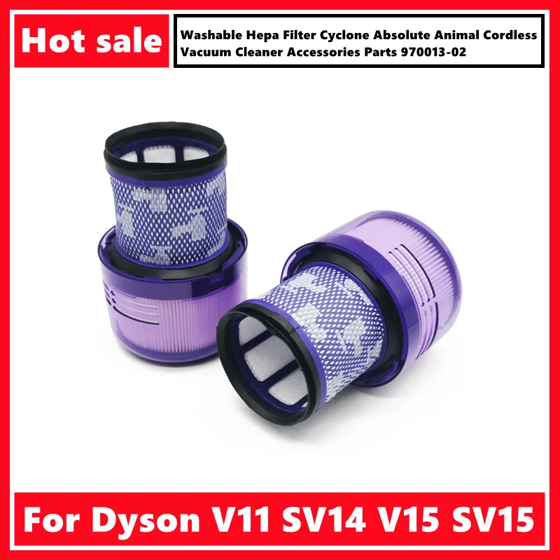 Фото Моющийся Hepa-фильтр для Dyson V11 SV14 V15 SV15, циклонный беспроводной пылесос абсолютного животного, аксессуары, детали 970013-02 №1