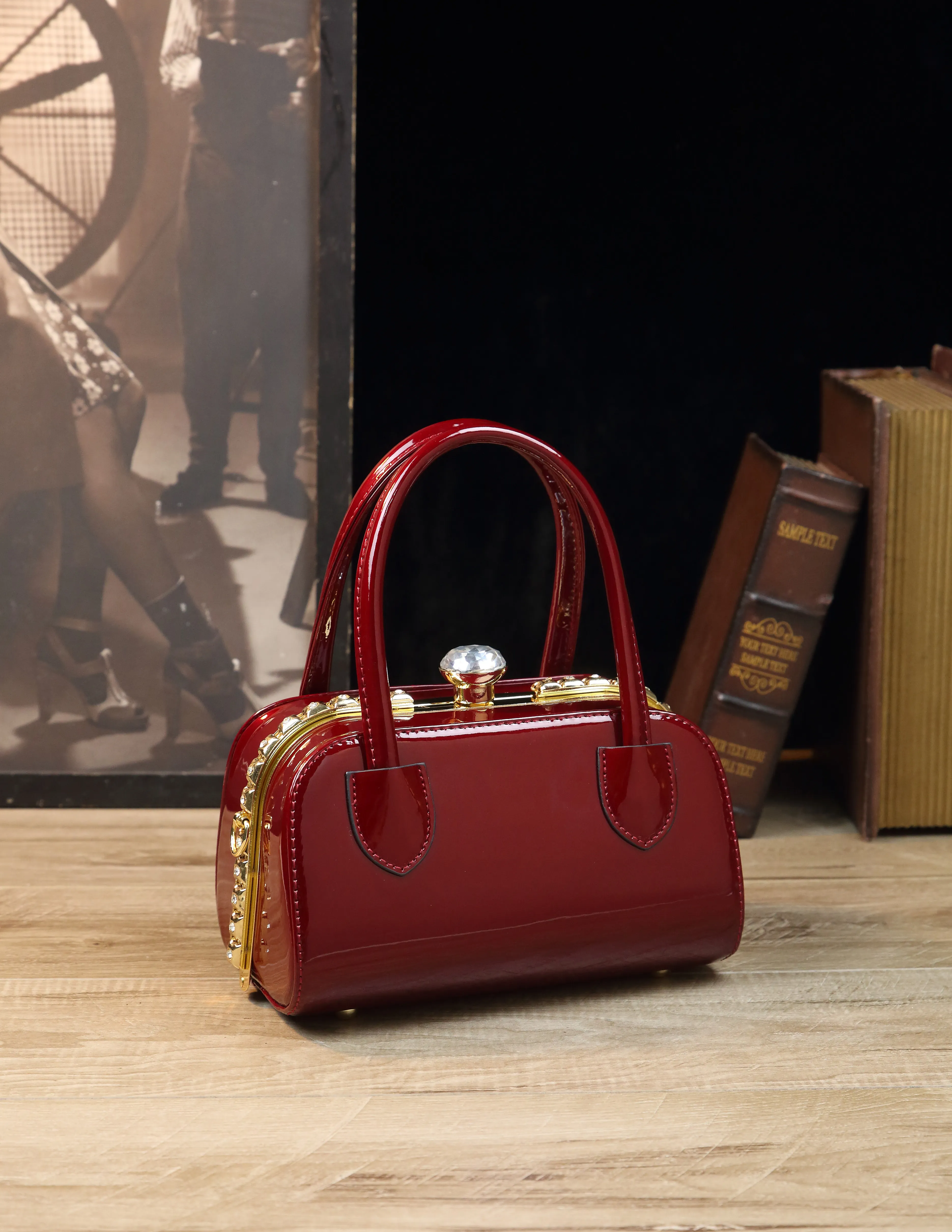 2023 Designer New Bright Leather Bag