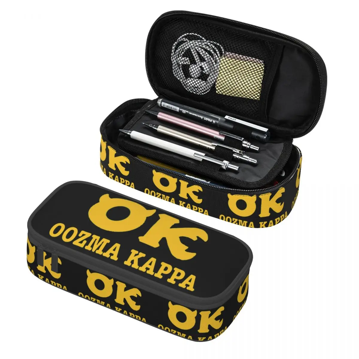 Фото Мягкие пеналы Oozma Kappa OK для студентов, вместительные сумки для ручек и карандашей, пеналы-органайзеры №5