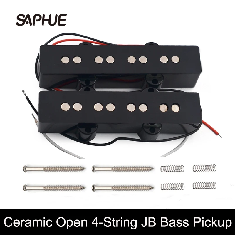 Керамический 4-струнный бас-звукосниматель JB открытого типа для деталей