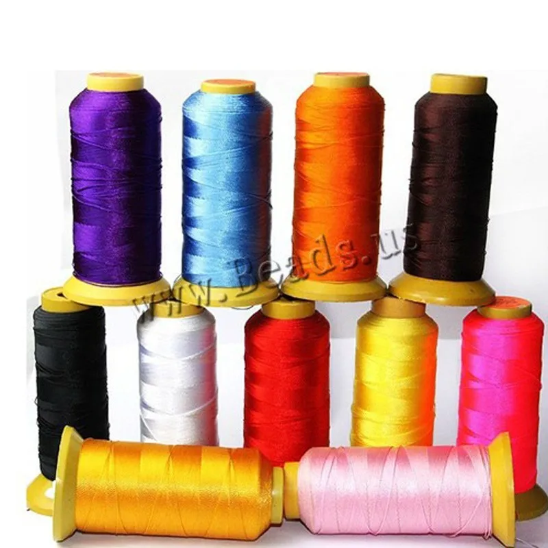 

750m pool Silk Beading Thread Pearl String cord 16 color 0.2-0.3mm Jewelry DIY Making Cord Thread Silk Costume Jewelry Thread