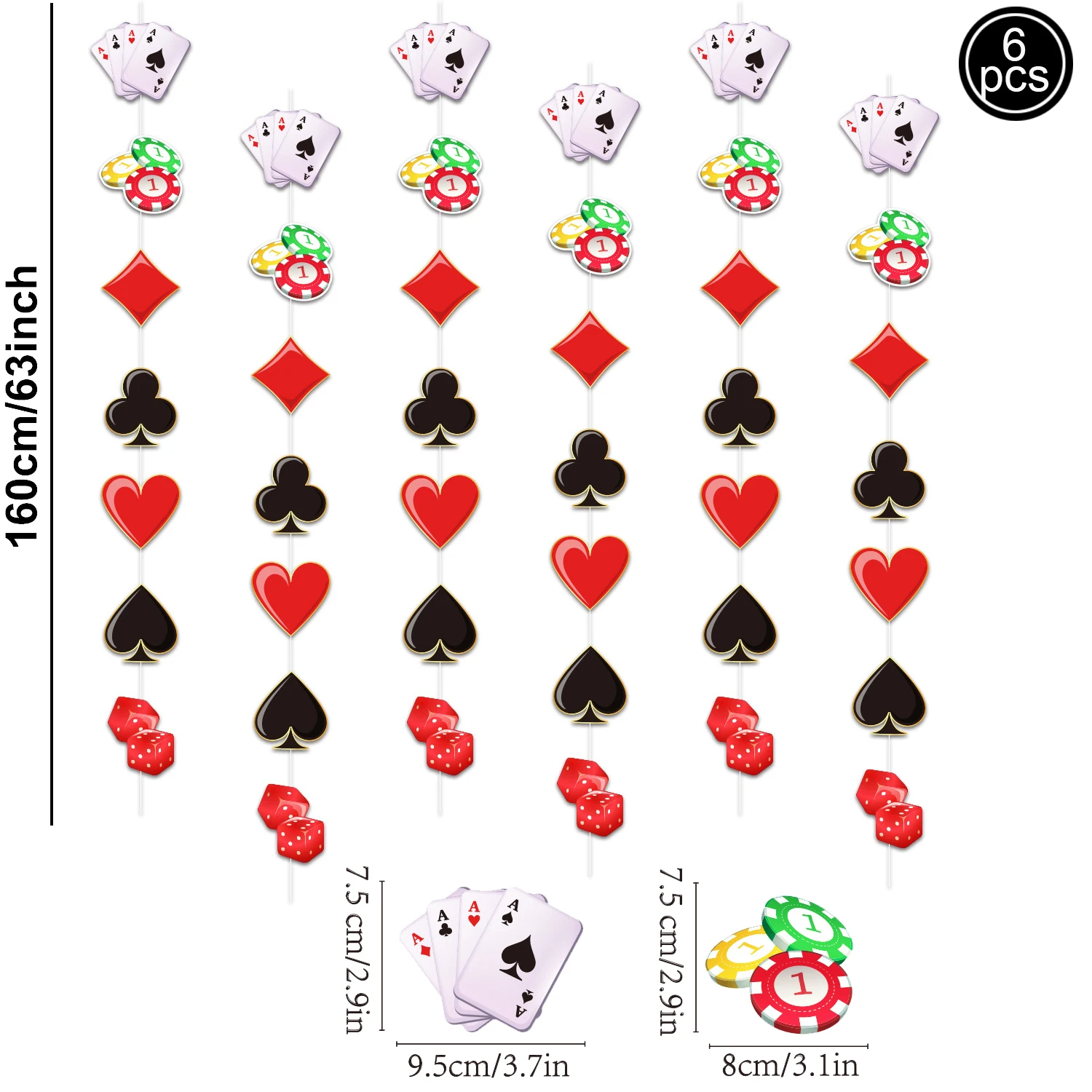 

Украшения для вечеринки в стиле Казино Лас-Вегас PartiesTour