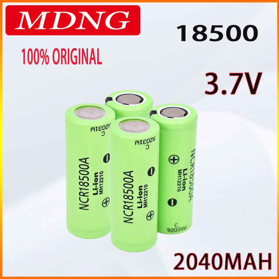 

New high quality 18500A 3.7V 18500 2040mAh 100% Original For NCR18500A 3.6V battery for Toy Torch Flashlight ect