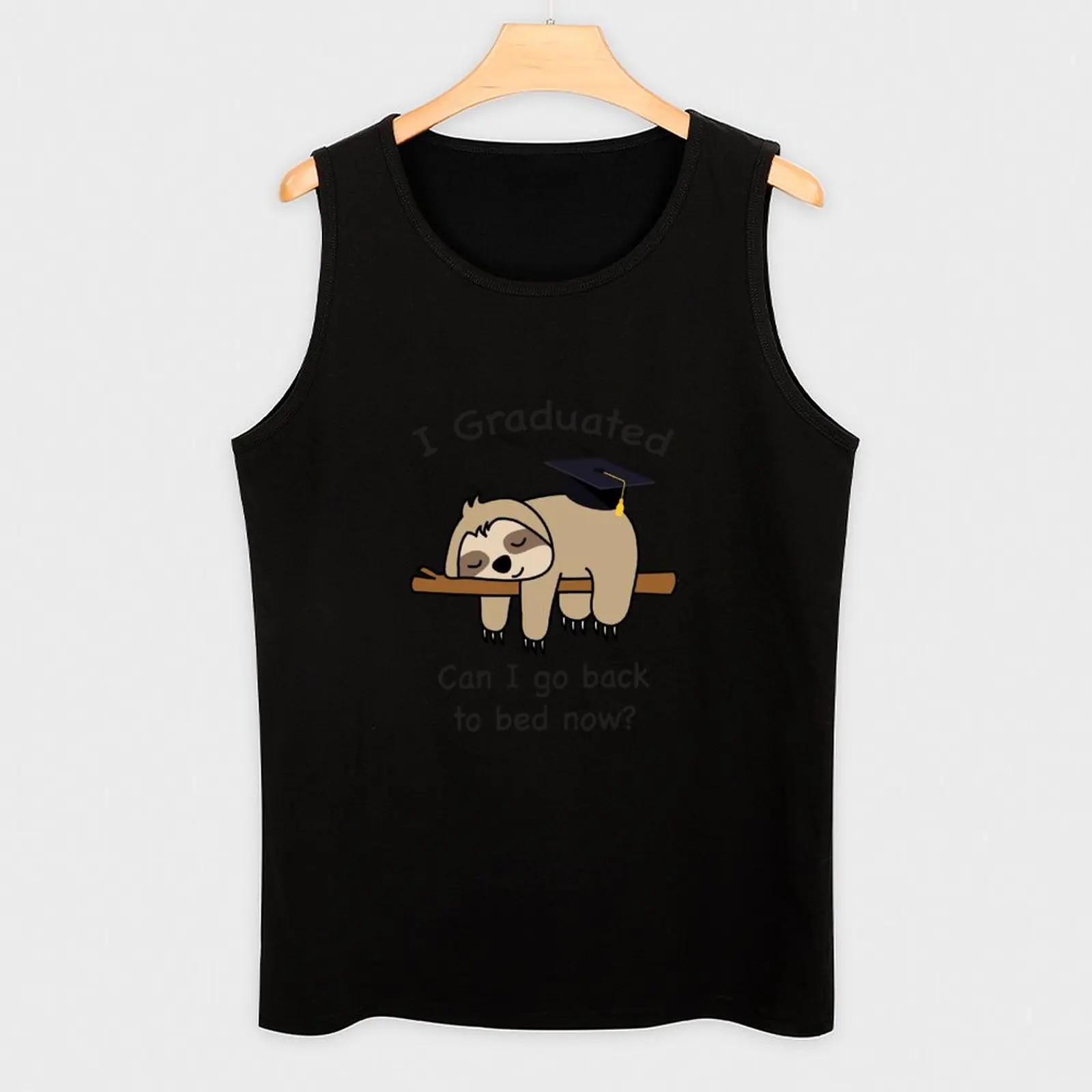 Я градуирован могу я вернусь к постели сейчас. Забавный выпускной ленивец. Идея