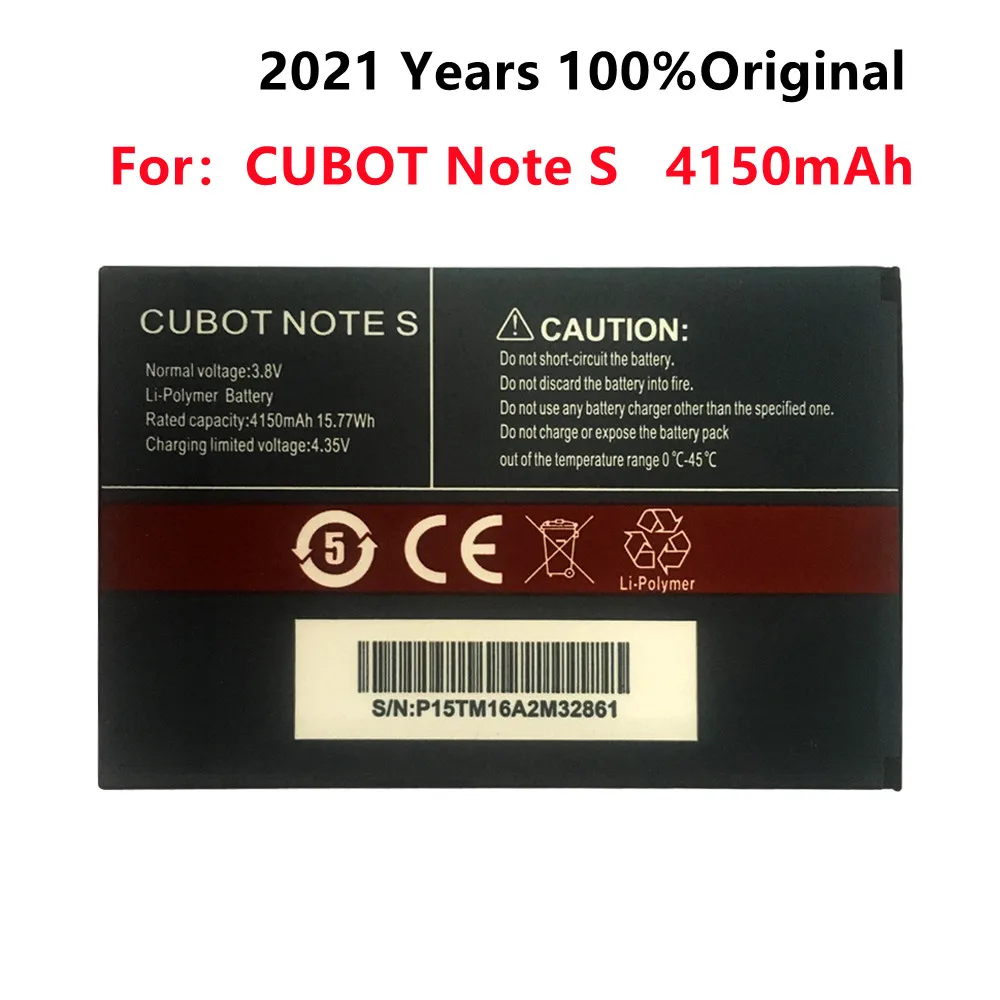 

100% New Original CUBOT Note S Battery 4150mAh Replacement backup battery For CUBOT Note S Cell Phone