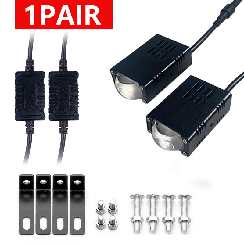 Светодиодные фары, бампер, противотуманные фары, линзы проектора, рабочий свет, мини-фара дальнего света, вспомогательные фары для автомобиля, мотоцикла, барные прожекторы