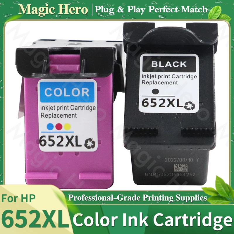 Фото Совместимый картридж 652 XL 652XL для принтеров HP Deskjet 1115, 1118, 2135, 2136, 2138, 3635, 3636, 3835, 4535, 4675, 5275 №1